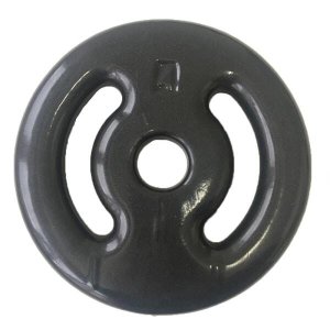Anilha Emborrachada Vazada Ahead Sports 4KG Preta
