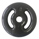 Ver imagem 1 de Anilha Emborrachada Vazada Ahead Sports 4KG Preta