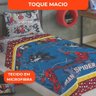 Jogo de Lençol Personagens Homem Aranha Solteiro Lepper 3 Peças Microfibra Azul - 4