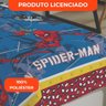 Jogo de Lençol Personagens Homem Aranha Solteiro Lepper 3 Peças Microfibra Azul - 7
