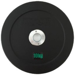 Anilha Olímpica Bumper Crossfit Borracha 10 Kg Ahead Preta - 1