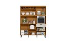 Ver imagem 3 de Kit Cozinha Dakota C/ 11 Portas e 2 Gavetas Jequitiba/off White - Lukaliam