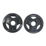 Anilha Sport Emborrachada Furo Standad Ahead Sports 1kg Pret - 2