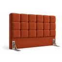 Ver imagem 3 de Cabeceira Cama Box Queen 158cm Estofada Bouclé Boss:Terra Cota