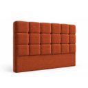 Ver imagem 4 de Cabeceira Cama Box Queen 158cm Estofada Bouclé Boss:Terra Cota