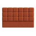 Ver imagem 5 de Cabeceira Cama Box Queen 158cm Estofada Bouclé Boss:Terra Cota