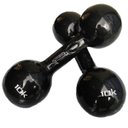 Ver imagem 1 de Par de Halteres Bola Cotonete Ahead Sports Preto 10KG