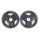 Ver imagem 2 de Anilha Sport Emborrachada Furo Standad Ahead Sports 2kg Pret