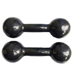 Par de Halter Bola Cotonete Ahead Sports Preto 2KG - 3