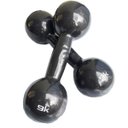 Ver imagem 1 de Par de Halteres Bola (Cotonete) Ahead Sports Preto 9KG