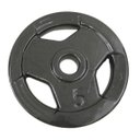 Ver imagem 1 de Anilha Sport Emborrachada Furo Standart Ahead Sports 5kg Preta