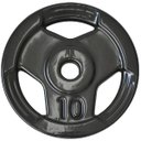 Ver imagem 1 de Anilha Sport Emborrachada Furo Standad Ahead Sports 10kg Preta