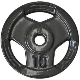 Anilha Sport Emborrachada Furo Standad Ahead Sports 10kg Preta - 1 Anilha Sport Emborrachada Furo Standad Ahead Sports 10kg Preta - 1