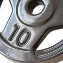 Ver imagem 2 de Anilha Sport Emborrachada Furo Standad Ahead Sports 10kg Preta