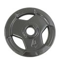 Ver imagem 1 de Anilha Sport Emborrachada Furo Standad Ahead Sports 4kg Preta