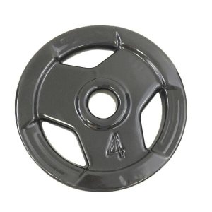 Anilha Sport Emborrachada Furo Standad Ahead Sports 4kg Preta
