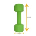 Ver imagem 2 de Halter Sextavado em Vinil Ahead Sports 4kg Verde