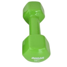Halter Sextavado em Vinil Ahead Sports 4kg Verde - 4
