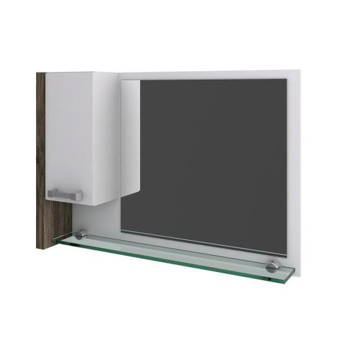 Espelheira p/Banheiro 77x54cm Legno 850 