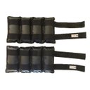 Ver imagem 3 de Kit Pares De Caneleiras (tornozeleiras) 8kg + 1kg Pretas