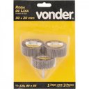 Ver imagem 2 de Jogo de rodas de lixa 50 mm x 20 mm com haste com 3 peças Vonder