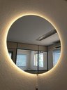 Ver imagem 3 de Espelho redondo iluminado com led quente 50cm