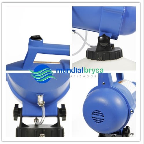 Nebulizador Pulverizador Para Desinfecção Sanitização de Ambientes à Frio Elétrico 4,5L:220V - 5