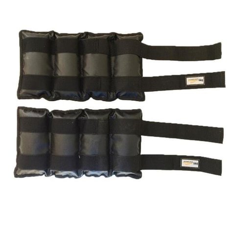 Par De Caneleiras de Peso (Tornozeleiras) Pretas - 16 kg