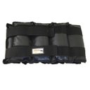 Ver imagem 2 de Par De Caneleiras de Peso Tornozeleiras Pretas - 14 kg