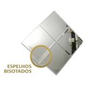 Ver imagem 2 de Painel de Espelho Auto Adesivo Dupla Face com Bisote - 30x30cm 4 Unidades