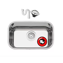 Ver imagem 1 de Cuba Aço Inox As Robust Plus N°1 47x30x17 com Válvula