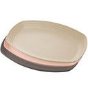 Ver imagem 2 de 6 Petisqueiras Bambu Plástico Lines Lyor Sortidas 29x18cm Retangular Travessas Frios