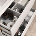 Ver imagem 6 de Balcão Gabinete para Banheiro com Pés 80cm Evie B06 Branco Tau - Lyam Decor