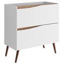 Ver imagem 1 de Balcão Gabinete para Banheiro com Pés 80cm Evie B06 Branco Tau - Lyam Decor