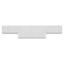 Ver imagem 1 de Kit 3 Armários de Cozinha Aéreos 4 Portas Veneza Multimóveis Mp2151 Branco