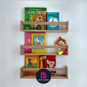 Ver imagem 4 de Jogo Kit de Prateleiras Infantis Porta Livros Nicho para Quarto Infantil 5UN55CM