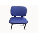 Ver imagem 1 de Poltrona sem Braços Azul - Suporta até 400kg