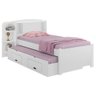 Cama Solteiro com Cama Auxiliar - Milênio Plus-branco - Móveis D'doro - 2