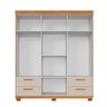 Guarda-roupa Casal 6 Portas 4 Gavetas 100% Mdf Flórida Espresso Móveis - 5