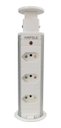 Ver imagem 4 de Torre de Tomada Hafele Retrátil de Embutir Multiplug Branca