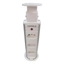 Ver imagem 6 de Torre de Tomada Hafele Retrátil de Embutir Multiplug Branca