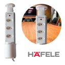 Ver imagem 1 de Torre de Tomada Hafele Retrátil de Embutir Multiplug Branca