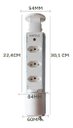 Ver imagem 3 de Torre de Tomada Hafele Retrátil de Embutir Multiplug Branca