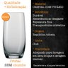 Jogo 6 Copos Cristal Titânio Água Suco Bohemia Club 350ml - 2