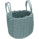 Ver imagem 1 de Cesta Organizadora Decorativa Home&co Tecido 22x28x28cm Azul