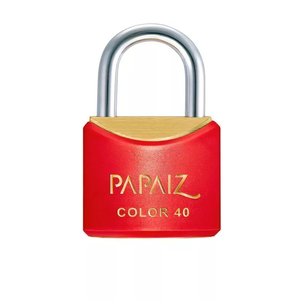 Kit com 2 Cadeados Papaiz Cr40 Vermelho Ka1