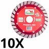 Kit 10 Discos Prando Fire 110 X 20 MM Mármore Granito - 2