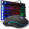 Kit Gamer Iluminado Teclado Semi Mec. Rgb 152C + Mouse V550 - 1