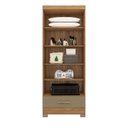 Ver imagem 3 de Guarda Roupa 100% Mdf 2 Portas 1 Gaveta Smart Plus Espresso Móveis