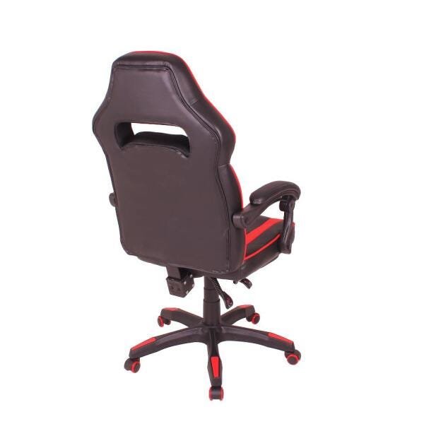 Cadeira Gamer Mag3 Reclinável com Apoio Retrátil para Os Pés/Vermelho - 5